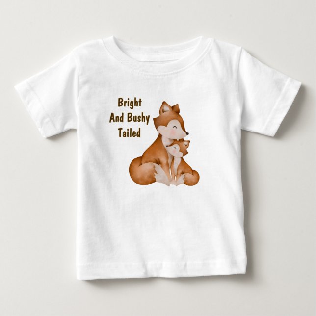 Camiseta Raposa Astuta Com Mãe (Frente)
