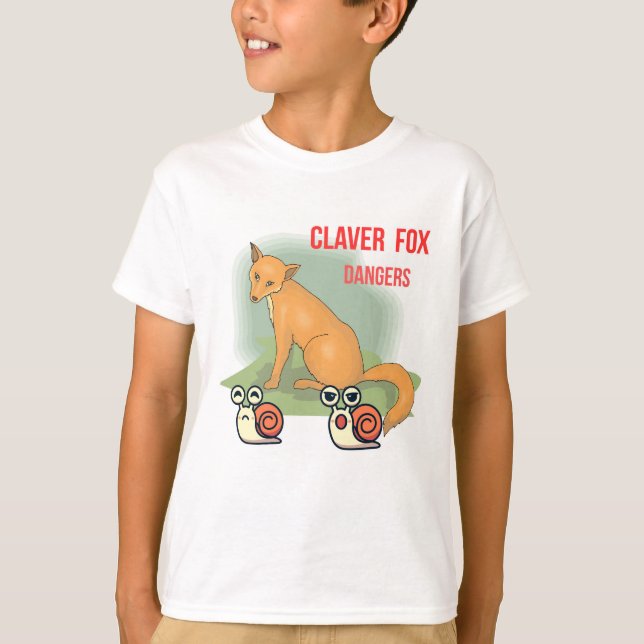 CAMISETA RAPOSA ASTUTA PERIGOS (Frente)