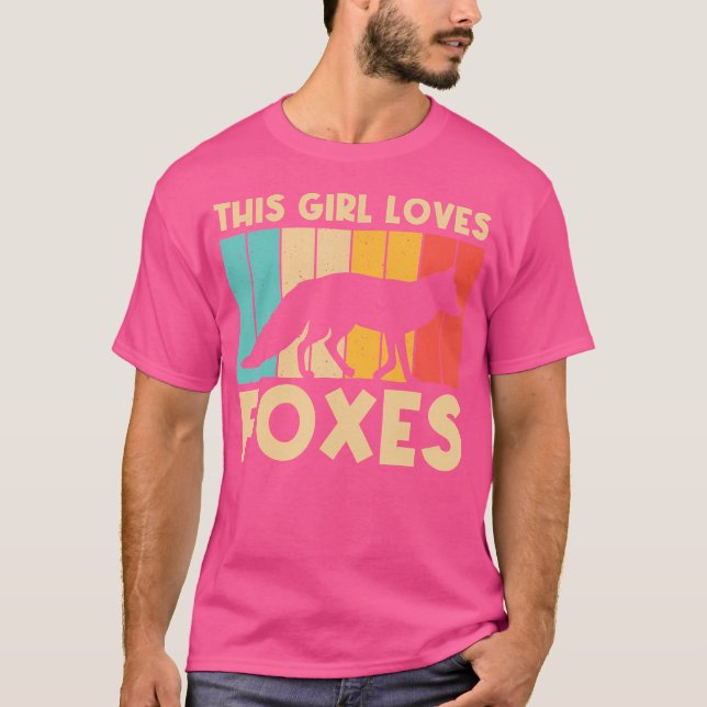 Camiseta Raposa Cachorosa Para Raparigas Fennec Fox Lover F (Frente)