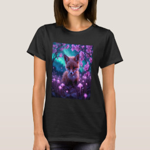 Camiseta Raposa Caprichosa Fofa para Amantes da Natureza Ho