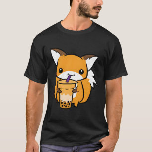 Camiseta Raposa Cinta Com Chá De Bolha