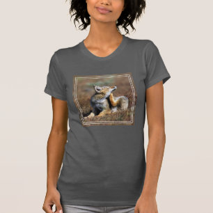 Camiseta Raposa Cinzenta Jovem no Parque Nacional Torres De