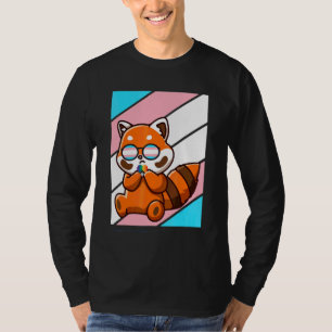 Camiseta Raposa Com Bandeira Transgênero Orgulho Lgbtq Alia