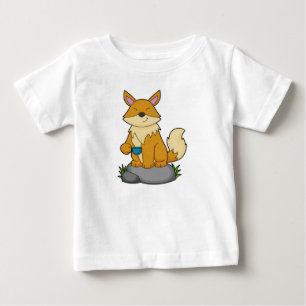 Camiseta Raposa com copo de café