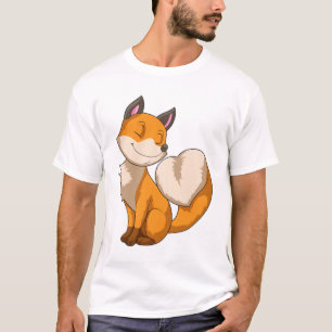 Camiseta Raposa com Coração