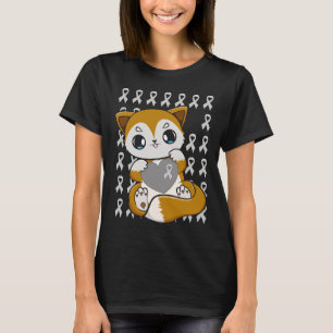 Camiseta Raposa Com Fita Para Sensibilização Para A Dislexi