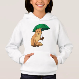 Camiseta Raposa com guarda-chuva