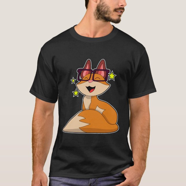 Camiseta Raposa com Óculos (Frente)