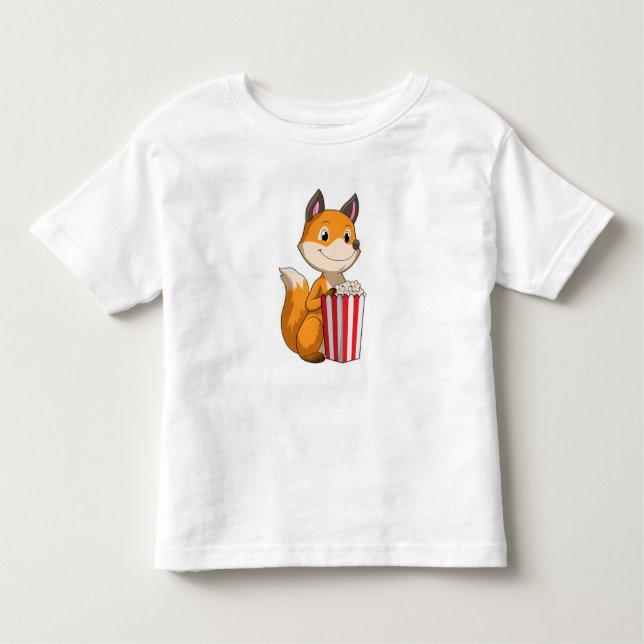 Camiseta Raposa com pipoca (Frente)