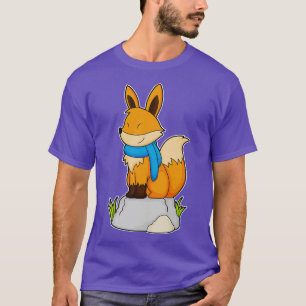 Camiseta Raposa com Scarf no Rock