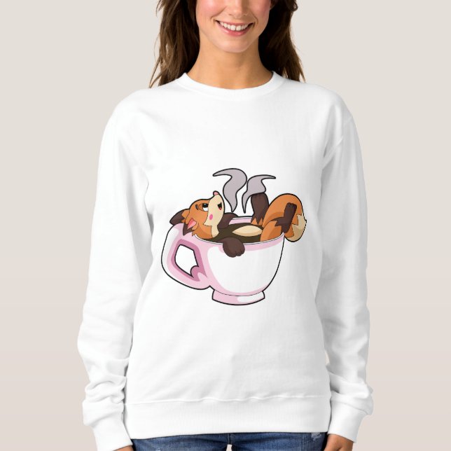 Camiseta Raposa com Taça de Café (Frente)