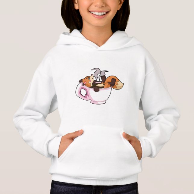 Camiseta Raposa com Taça de Café (Frente)