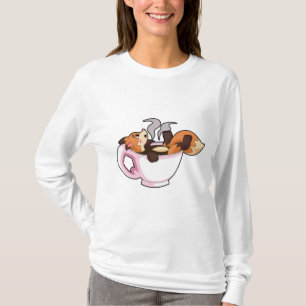Camiseta Raposa com Taça de Café