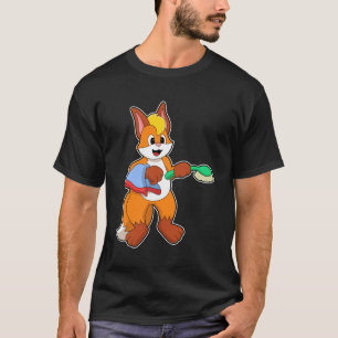 Camiseta Raposa com Toalha e Pincel