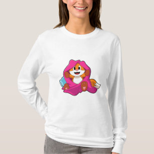 Camiseta Raposa com Travesseiro e cobertor