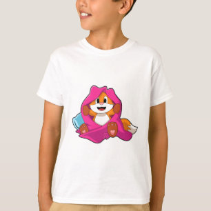Camiseta Raposa com Travesseiro e cobertor