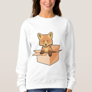 Camiseta Raposa como Bebê na Caixa