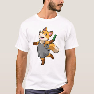 Camiseta Raposa como cabeceira com tesoura