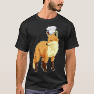 Camiseta Raposa Como Cozinha Com Chapéu De Chef