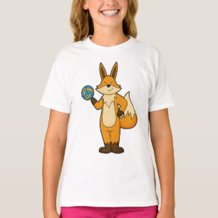 Camiseta Raposa como jogador de voleibol