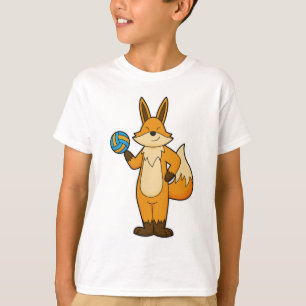 Camiseta Raposa como jogador de voleibol