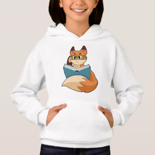 Camiseta Raposa como Nerd de Livro e Óculos