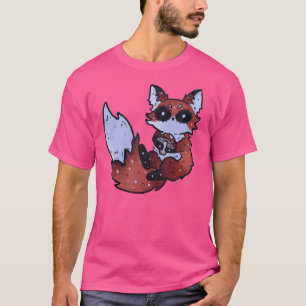 Camiseta Raposa Cura Com Cogumelo De Algodão Alt Kawa