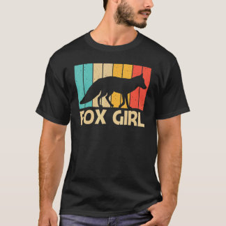 Camiseta Raposa Cura Para Meninas Crianças Fennec Fox Flore