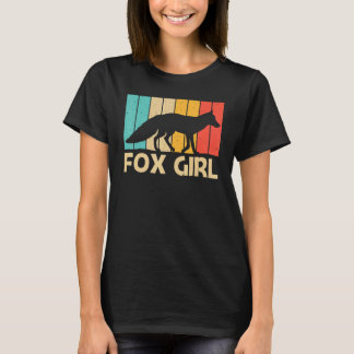 Camiseta Raposa Cura Para Meninas Crianças Fennec Fox Flore