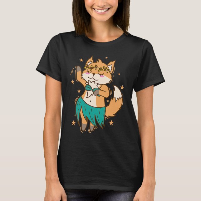Camiseta Raposa dançando barriga (Frente)