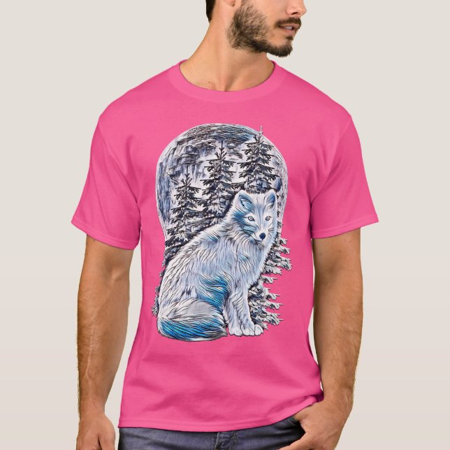Camiseta Raposa de Gelo Árctico (Frente)