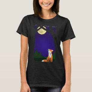 Camiseta Raposa de lua de cheio