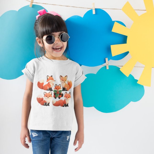 Camiseta Raposa de Natal - Grupo de Raposa Cúbica (Criador carregado)