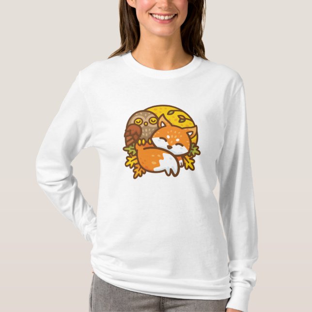 Camiseta Raposa e Coruja (Frente)