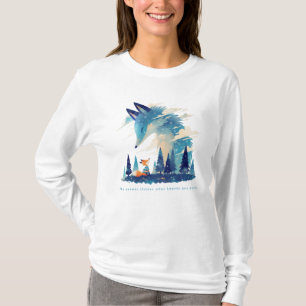 Camiseta Raposa encontrando Espírito de Raposa Cósmica em a