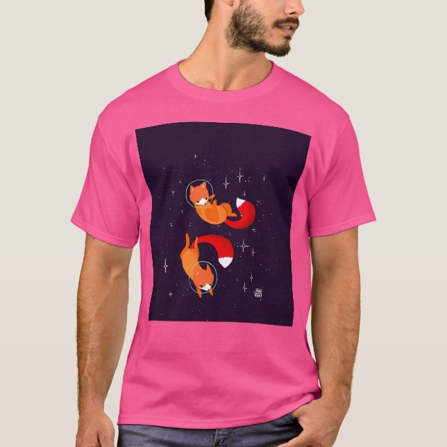 Camiseta Raposa Espacial (Frente)