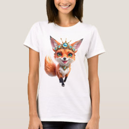 Camiseta Raposa Estrelada das Praderas ao Luar. 