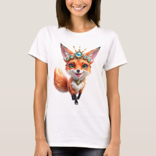 Camiseta Raposa Estrelada das Praderas ao Luar.