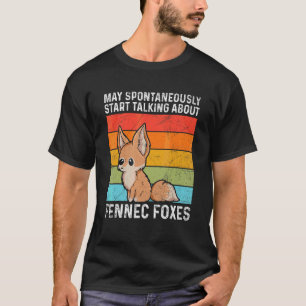 Camiseta Raposa Fennec Cuja Frota É Feita Para Uma Ventilad