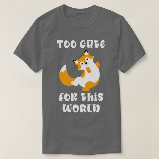 Camiseta Raposa Fofa Raposa Vermelha (Frente do Design)