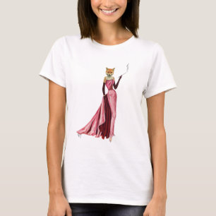 Camiseta Raposa Glamor de Rosa