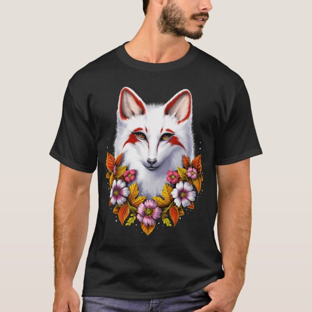 Camiseta Raposa Kitsune Japonesa (Frente)