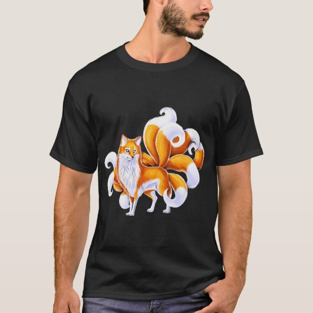 Camiseta Raposa Kitsune Japonesa (Frente)