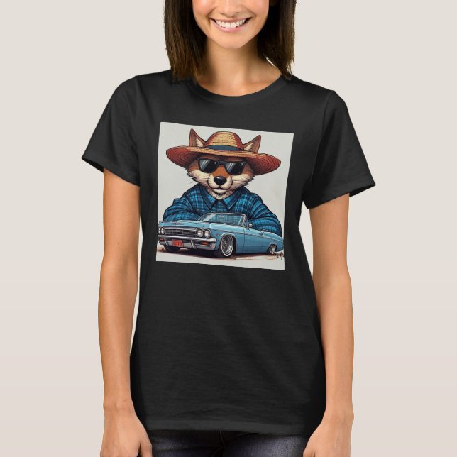 Camiseta Raposa Lowrider (Frente)