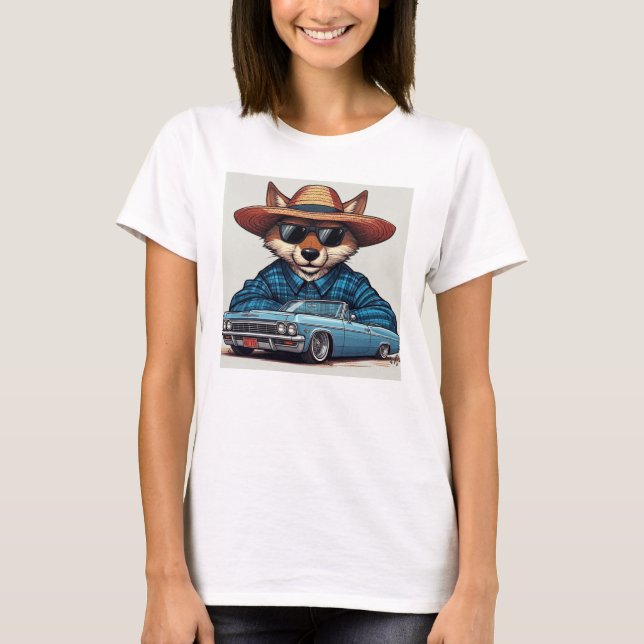 Camiseta Raposa Lowrider (Frente)