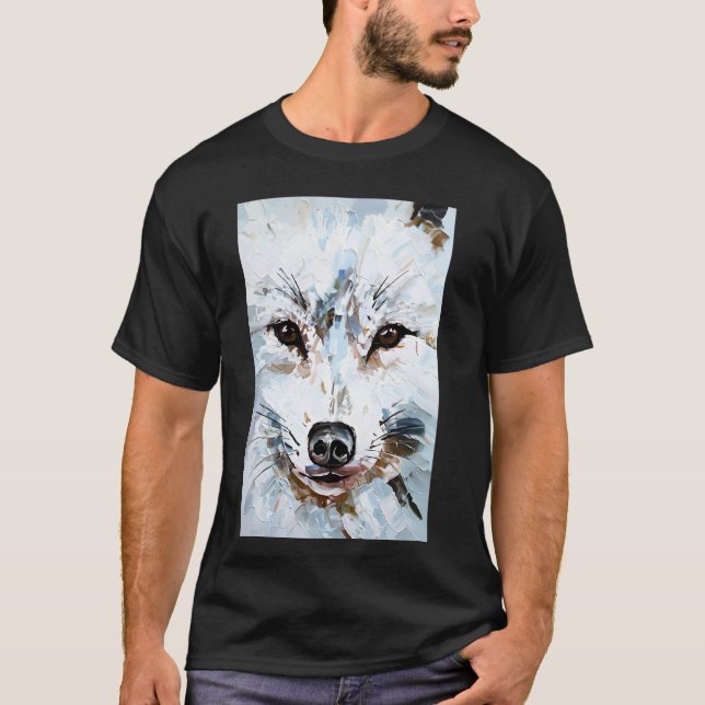 Camiseta Raposa Neve Raposa Pintura (Frente)