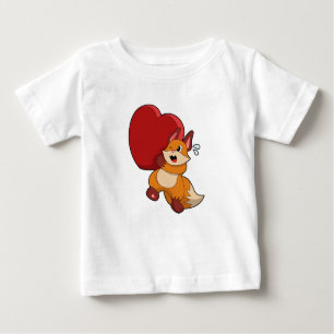 Camiseta Raposa no Amor com Coração