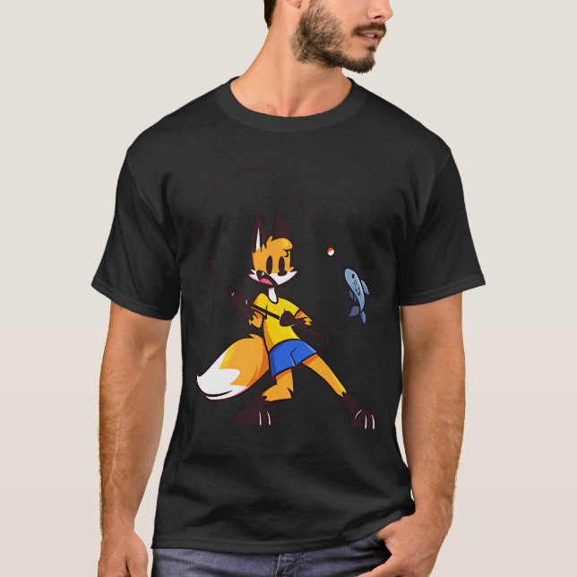 Camiseta Raposa pescadora (Frente)