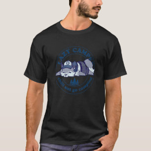 Camiseta Raposa Preguiçosa Escoteiro Acampamento Acampament