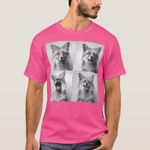 Camiseta Raposa Ridorosa Face Quirky Love Raposas Raposa En